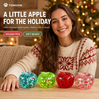 Jouets Squishy Pomme Verte en Gros, Jouets Squishy en Vrac, Jouet à Presser Viral, Jouet Squishy Pomme, Noël TONGXIN