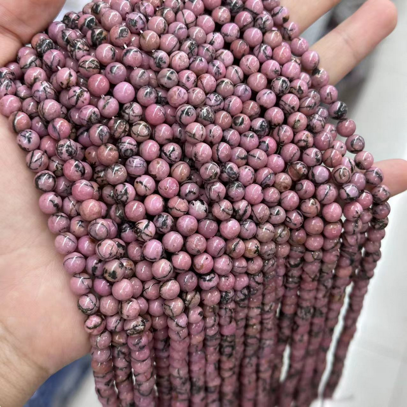 18-Black Lace Rhodonite A
