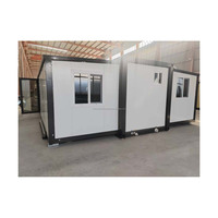 Maison préfabriquée extensible à double aile de 40 pieds, type conteneur résidentiel