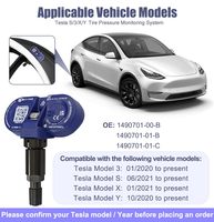 Capteur TPMS OEM 149070101C 1472547G sans programmation, nouveau capteur de surveillance de pression des pneus pour Tesla Model 3 Y S X 2021-2026