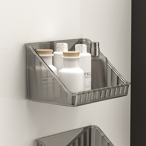 <b>Wall</b> <b>Mounted</b> <b>Storage</b> Box Rectangle No Drilling Required For Bathroom Cosmetics Makeup Organizer - Product Image 4