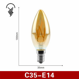 New <strong>E14</strong> E12 <strong>Led</strong> Flexible Filament Lamp AC220-240V 4W <strong>Led</strong> Filament Bulb Lamp - Product Image 2