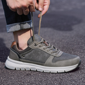 Chaussures de marche robustes avec empeigne composite, amorti confortable, semelle en caoutchouc antidérapante, construction flexible pour usage décontracté - Product Image 3