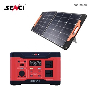 สถานีไฟฟ้า Senci 300W 600W แบตเตอรี่ลิเธียมไร้สายพลังงานแสงอาทิตย์ อายุการใช้งานยาวนาน 110V 220V สำหรับตั้งแคมป์กลางแจ้ง MIN 300 อเนกประสงค์ - Product Image 2
