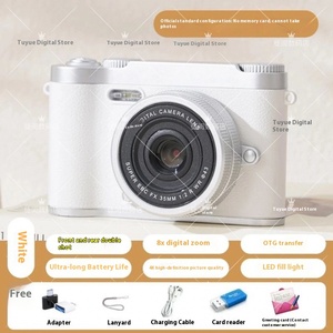 Cámara Digital Estilo Retro para Estudiantes, 1920x1080 HD, Sensor CMOS Dual, Estabilización <span class=keywords><strong>de</strong></span> <span class=keywords><strong>Imagen</strong></span>, Captura <span class=keywords><strong>de</strong></span> Video, Compatible con Tarjeta SD - Product Image 6