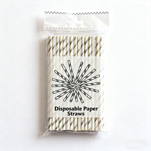 High Quality Recyclable Biodegradable Disposable <b>Paper</b> <b>Straw</b> Retractable Foldable Custom Logo Party Coffee Anime Fruit Fun Hot - Product Image 2