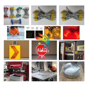 Guirlande lumineuse LED ambre pour signalisation routière, étanche IP65, DC 3.7V / DC 12V avec fils pré-câblés de 60 mm - Product Image 6