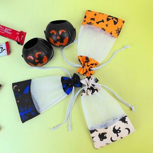 Bolsa de Organza de Algodón Personalizada para Halloween, con Cordón, para Empacar Dulces, Bolsa Personalizada para Todos Tus Dulces - Product Image 6