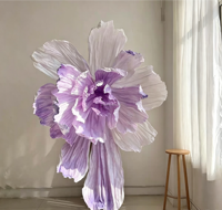 Décoration florale géante en papier pour mariages, maisons, événements et usines de décoration, personnalisable, OEM indépendant