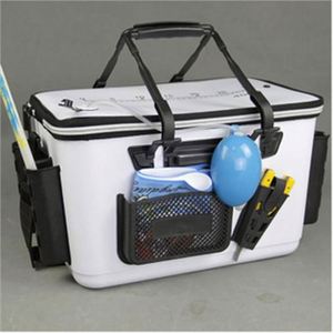 Flying Rock Fishing Backpack Canvas Material Three-Layer Design 10L Capacity Multi-Purpose Fishing <b>Rod</b> <b>Holder</b> Waterproof Rack - Product Image 5