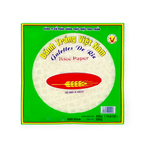 Papier à rouleaux de printemps, feuilles de pâte à tarte de 8,6 pouces, sans additifs, comestibles, 300g, papier de riz non-OGM pour la cuisson - Product Image 1
