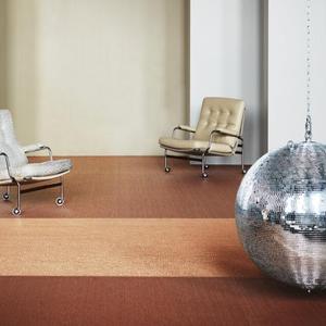 Rouleau de vinyle PVC tissé ton neutre, imperméable, antidérapant, résistant à l'usure, design moderne pour hôtel, appartement, <span class=keywords><strong>villa</strong></span>, intérieur commercial - Product Image 1