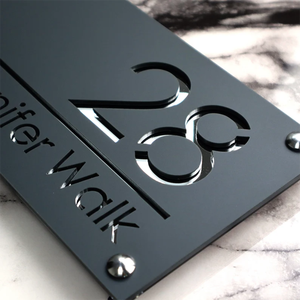 Wholesale Customized Good Quality <strong>Floating</strong> Custom Signs for Business <strong>House</strong> <strong>Numbers</strong> <strong>House</strong> <strong>Number</strong> Signs Led Outdoor Signs - Product Image 2