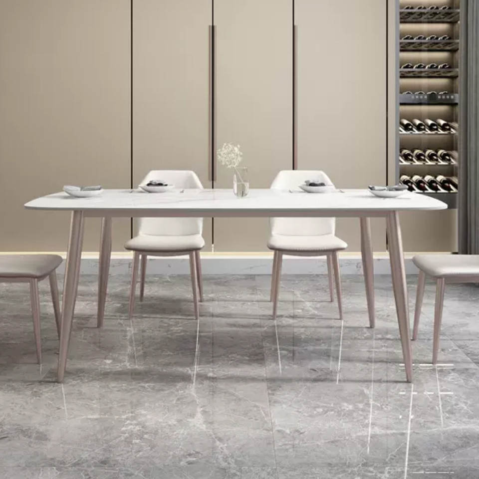 Modern Luxury Rectangular Dining Table Set 4 Seater 6 8 Dining Room ...
