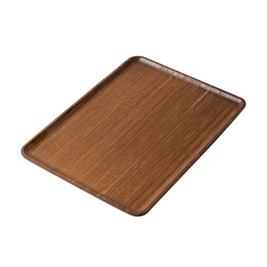 Bamboo Serving <b>Tray</b> Oval And Square Natural Wood <b>Tea</b> Coffee Snack Plate For Hotel Restaurant Home Use - Product Image 5