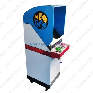 Düşük çözünürlüklü CRT NEOGEO Retro dik sikke işletilen Arcade dövüş oyun makinesi ile 14 inç klasik