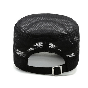<b>Flat</b> <b>Cap</b> Breathable Sun Hat For <b>Men</b> Outdoor Fishing Casual Hat With Mesh Design Quick Dry Summer Hat - Product Image 3