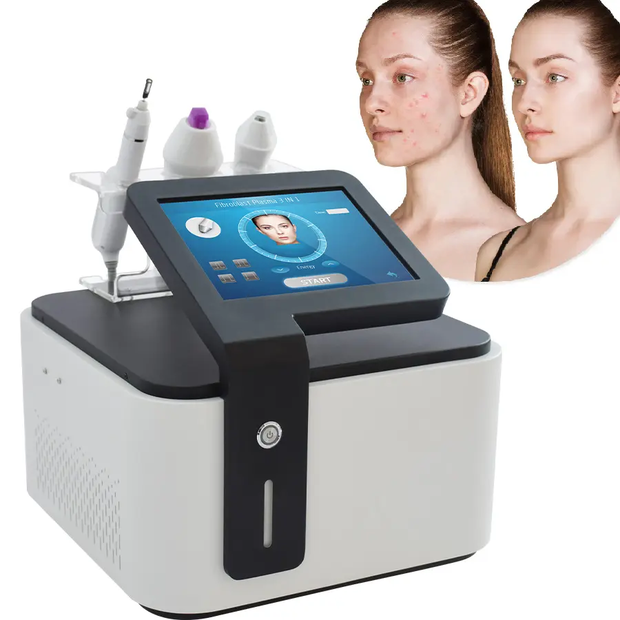 Trattamento efficace 3 in1 plasma shower machine trattamento dell'acne lentiggini tattoo mole removal jet penna di sollevamento al plasma frazionata