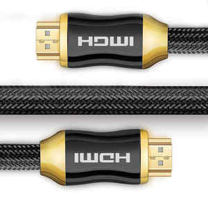 Câble <span class=keywords><strong>HDMI</strong></span> plaqué or OEM Cordon de câble <span class=keywords><strong>HDMI</strong></span> 8k en nylon tressé <span class=keywords><strong>4K</strong></span> pour les téléviseurs <span class=keywords><strong>Sony</strong></span> Câble audio pour moniteur de jeu PS5 - Product Image 2
