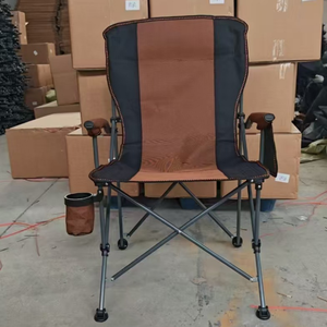 <span class=keywords><strong>Chaise</strong></span> <span class=keywords><strong>de</strong></span> <span class=keywords><strong>camping</strong></span> pliable en fer <span class=keywords><strong>avec</strong></span> tissu Oxford - Meubles d'extérieur légers et portables pour la plage, la pêche, la randonnée, le salon - Product Image 6