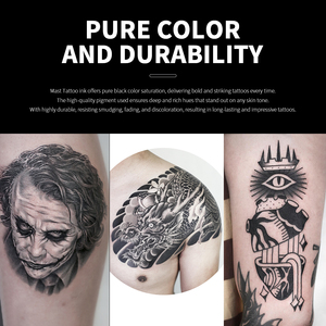 Encre de tatouage <span class=keywords><strong>Dragonhawk</strong></span> Triple Black Color 60ML1oz pour tatouage - Product Image 2