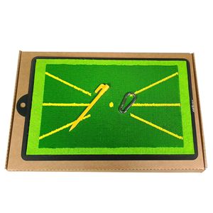 Golf swing mat đánh batting hướng đánh dấu dấu vết trong nhà Golf Swing đào tạo Pad thể thao khăn cho huấn luyện viên số lượng lớn đặt hàng - Product Image 3