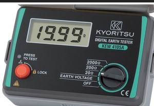 เครื่องวัดความต้านทานดินแบบดิจิตอล Kyoritsu รุ่น KEW4105A ช่วงการวัด 20/200/2000 - Product Image 2