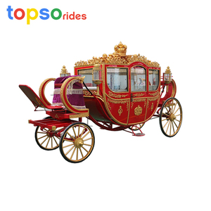 Carrozza Reale a Cavalli ed Elettrica del Produttore Cinese, Attrazione per Parchi Divertimento in Vendita - Product Image 6