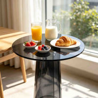 Table basse moderne en acrylique transparent sur mesure, légère et portable, pour salon, mobilier de maison, décoration de bureau avec rangement