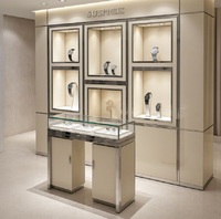 Vitrine Moderne en Aluminium et Verre pour Bijoux avec Éclairage LED – Design Écologique et Durable