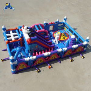 LilyToys Parque de Atracciones Inflable, Ciudad de Diversión Inflable, <span class=keywords><strong>Castillo</strong></span> Hinchable con Pista de Obstáculos - Product Image 2