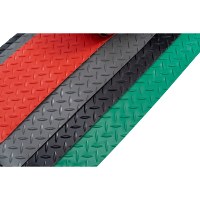 Revêtement de sol en PVC à motifs diamantés à prix avantageux, tapis en vinyle antidérapant pour atelier ou remorque