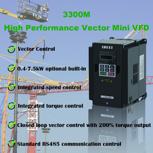 220V VFD giai đoạn duy nhất để 3 giai đoạn VFD biến tần chuyển đổi Vector điều khiển 0.75kw để 7.5KW 1HP 2HP 3HP 50/60Hz - Product Image 3