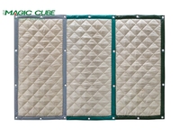 Barrières acoustiques en panneaux recouverts de tissu MQ Industrial, barrières anti-bruit avec isolation phonique imperméable pour les chantiers de construction