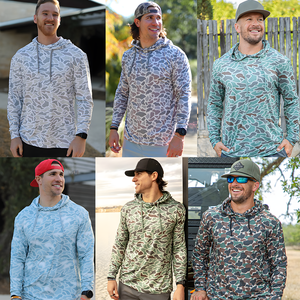 Custom <b>Lightweight</b> UPF 50+ Printed Camo Fishing <b>Hoodie</b> Quick Dry Breathable Mens Fishing Shirt Fish Wear - Product Image 1