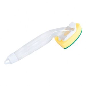 Brosse de nettoyage de cuisine personnalisée en gros, nouveau design, accessoires, éponge en mousse pour nettoyer les murs avec manche en plastique - Product Image 3