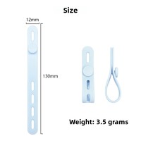 Organisateur de câbles rond en silicone multi-ajustable et réutilisable, avec sangle pour le rangement des câbles de données et des écouteurs