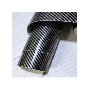 car films wrap 3D 4D 5D 6D PU black carbon fiber film nano car protection film