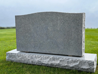Monuments funéraires modernes sur mesure en granit gris sculpté à la main, style américain, résistants au gel, prix usine, pour cimetière