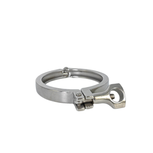 Klem Ferrule Single Pin TC 3A untuk Pembuatan Bir, Saniter, Baja Anti Karat SS 304, Fitting Pipa Tri Clover dengan Perawatan Permukaan Halus - Product Image 4
