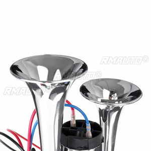 Klaxon électrique super puissant 300DB 12V à double trompette avec électrovanne pour voiture, SUV, camion, poids lourd, camping-car, bateau - Product Image 5