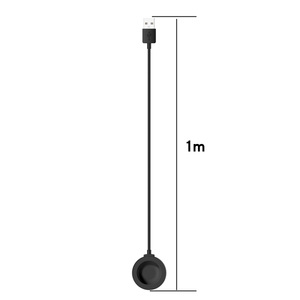 Câble de charge magnétique pour montre intelligente <span class=keywords><strong>Huawei</strong></span> Watch <span class=keywords><strong>GT</strong></span> <span class=keywords><strong>3</strong></span> <span class=keywords><strong>Pro</strong></span>, longueur: 1m, version intégrée (noir) - Product Image 3