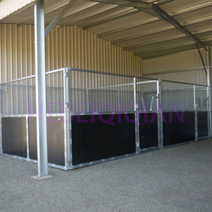Stalla per cavalli zincata a caldo stalle equestre stabile portatile stalla per cavalli stalla per cavalli all'aperto con tetto - Product Image 6