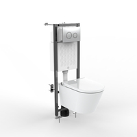 Cadre CE Standard Slimline Toilette suspendue au mur Réservoir de toilette dissimulé à double chasse Réservoir de toilette dissimulé