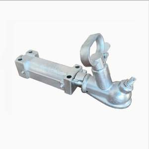 Attelage de remorque à commande manuelle 50 mm, 4 trous de fixation - Zinc - Capacité 2000 kg - Product Image 4