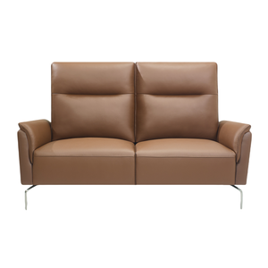 Sofá de Cuero de Diseño Ergonómico y Simple con Asiento Ajustable, Relleno de Esponja de Alta Densidad y Estructura Metálica para Uso en el Hogar o Hotel - Product Image 3