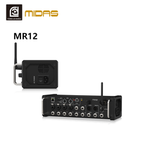 Mezclador de Audio Profesional de 30W con 12 Canales de Entrada, 99 Efectos DSP e Interfaz USB/Wi-Fi