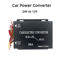 Nouveau convertisseur DC 24V vers 12V 20A 240W pour véhicule électrique, garantie 1 an