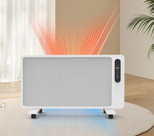 Chauffage électrique radiant silencieux avec protection contre la surchauffe pour la chambre de bébé et la crèche, chauffage nocturne sécurisé - Product Image 4