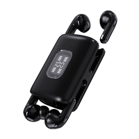 Audífonos J15 TWS con Función de Emparejamiento Dual, V5.4 HIFI, Cancelación de Ruido ENC, Pantalla LED, IPX5, Táctiles, Semi-Intraaurales, Deportivos, Batería de Larga Duración, OEM, ODM